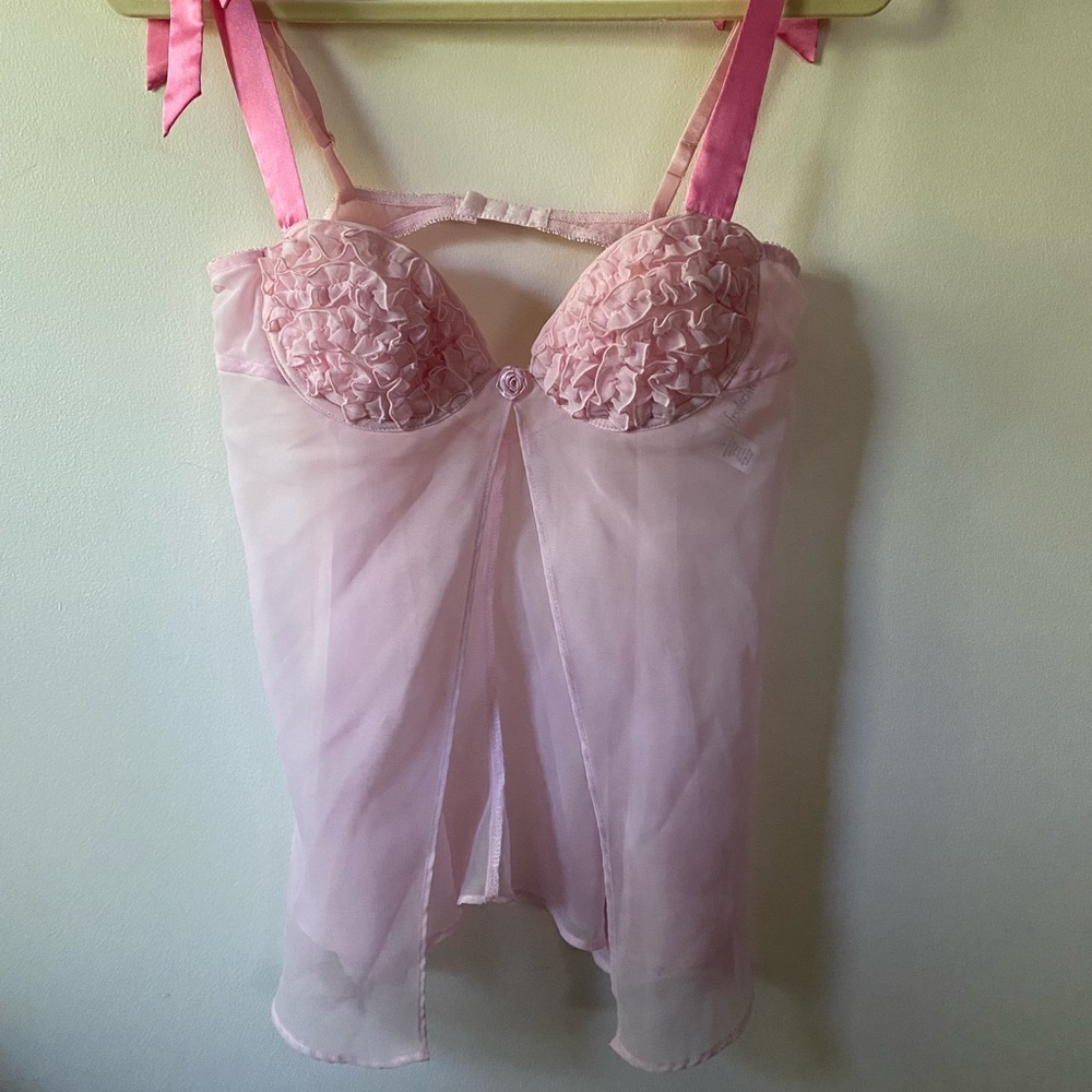 Delicate babydoll top